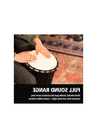 25 Cm Tuned Djembe Davul, Maun Ahşap İle Çocuklar İçin