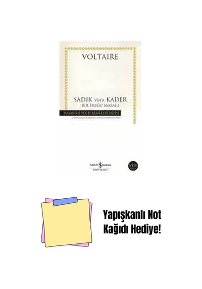 Sadık Veya Kader Bir Doğu Masalı + Yapışkanlı Not Kağıdı