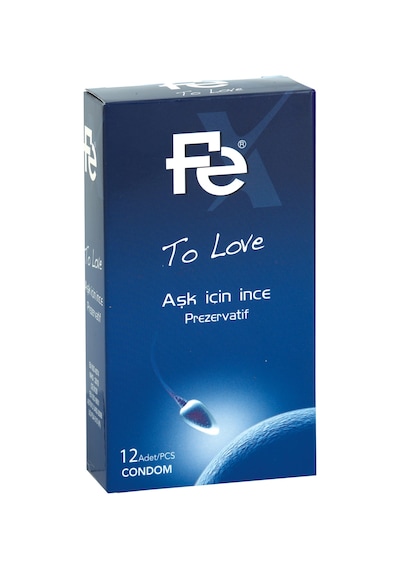 Fe To Love Aşk için İnce Prezervatif 12'li