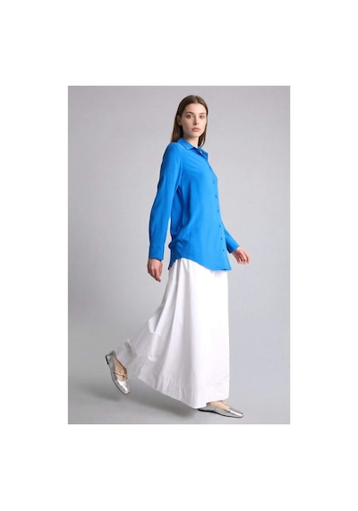 Defacto A Kesim Poplin Maxi Etek H5642ax26smwt79 Beyaz-wt79