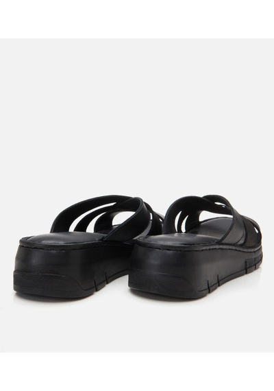 Hotiç Kadın Deri Siyah Comfort Terlik 01teh307130a100 Siyah-black Siyah
