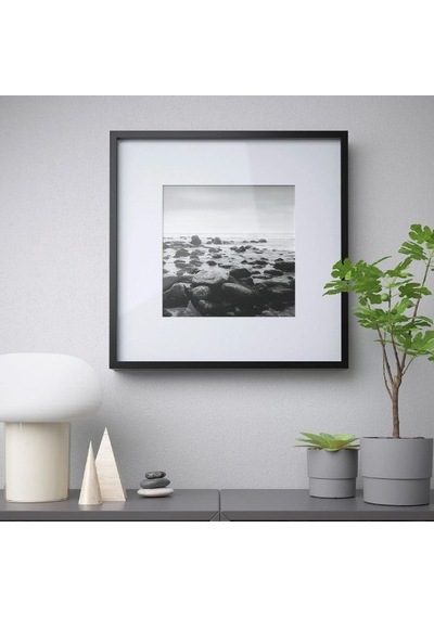 Ikea Sannahed Derin Fotoğraf Çerçevesi 50 X 50 Cm Siyah
