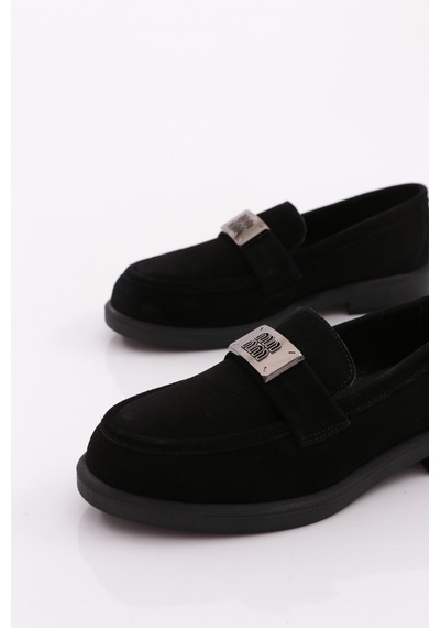 Dgn 528 Kadın Loafer Ayakkabı Siyah