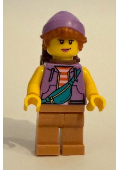 Orjinal Lego Minifigür Backpacker