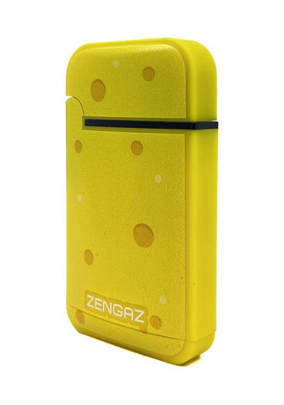 Zengaz Cool Tasarım Jet Alev Çakmak - Cheesy Spark Sarı