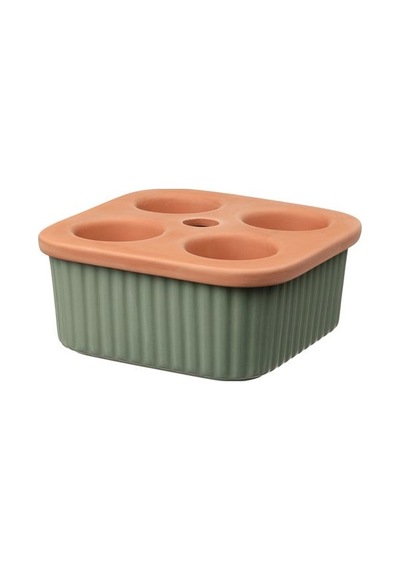 Ikea Daksjus Saksı, Terakotta-yeşil