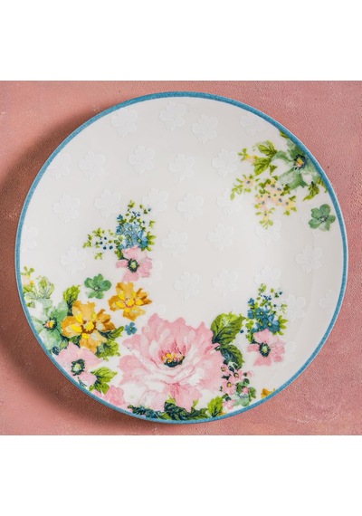 Spring 6 Parça Porselen Pasta Seti 19 Cm Diğer
