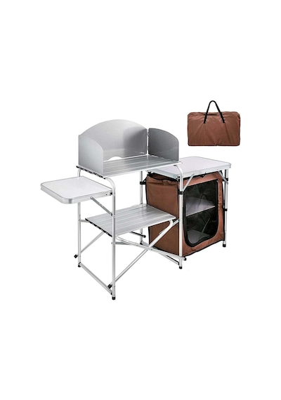 Madfox Luxi Katlanır Kamp Mutfağı Kahverengi