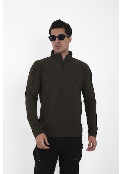 Camp Scoutland Camp136 Outdoor Tactical Su iticili Erkek Haki Taktik Sweatshirt