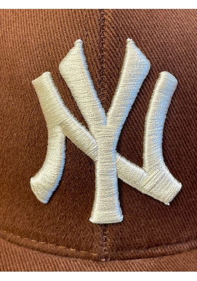 Hamze Ny New York Nakış Hip-hop Snapback Rapper Basket Beyzbol Şapka Cap Kahverengi