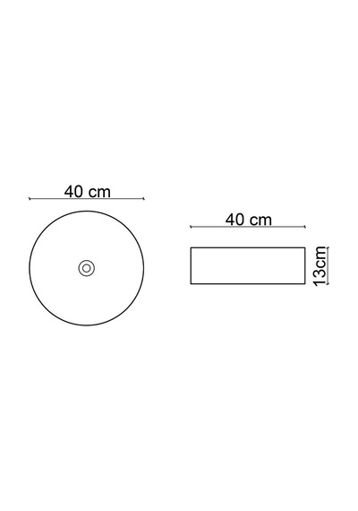 E-w1502mag Tezgah Üstü Lavabo Mat Gri & Beyaz Renkli