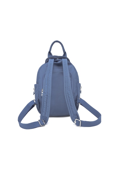 Smart Bags Günlük Küçük Boy Su Geçirmez Krınkıl Kumaş Kadın Sırt Çantası Mavi