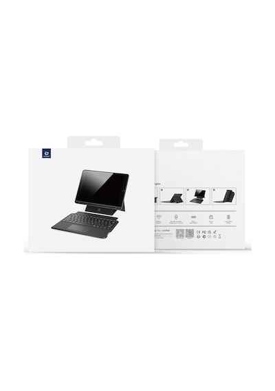 iPad Uyumlu Air 10,5 İnç Bluetooth Klavyeler Manyetik Ayrılabilir Tablet Standı Kılıf