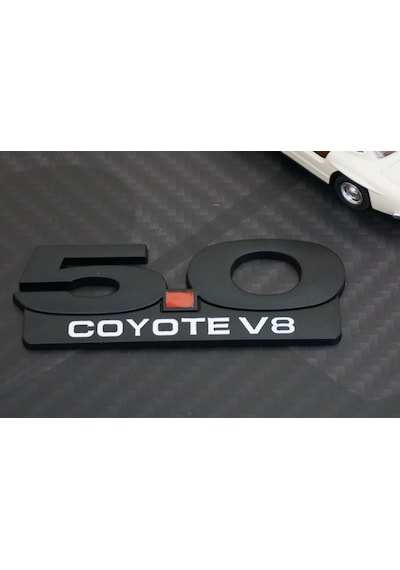 Ford Mustang 5.0 Coyote V8 Bagaj Ikiz Turbo Amblem (548591436)