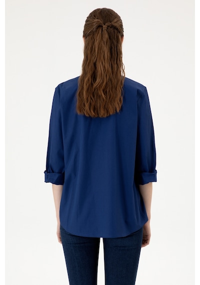 U.s. Polo Assn. Kadın İndigo Gömlek Desenli 50316699-vr028 Indigo U.s. Polo Assn. Kadın İndigo Gömlek Desenli 50316699-vr028 Indigo