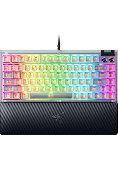 Razer Blackwidow V4 75% - Phantom White Edition - Us Layout Rz03-05003500-r3m1