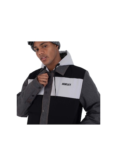 Hurley Hurley Denim Slope Erkek Ceket Blk Siyah