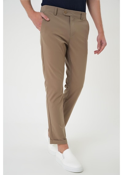 Efor Comfort Fit Beli Lastikli Yan Cep Vizon Jogger Pantolon P 1150 Vizon