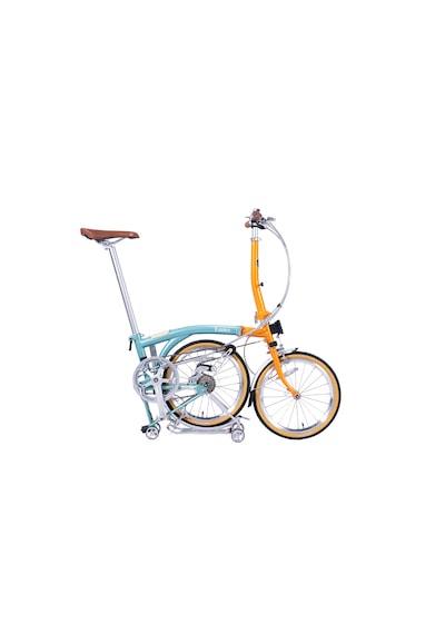Dahon Lunden 16 Jant Katlanır Şehir Bisikleti 7 Vites Yeşil - Sarı
