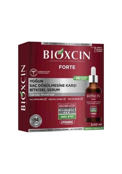 Forte Yoğun Saç Dökülmesine Karşı Bitkisel Serum, 3 X 50 Ml 55698732