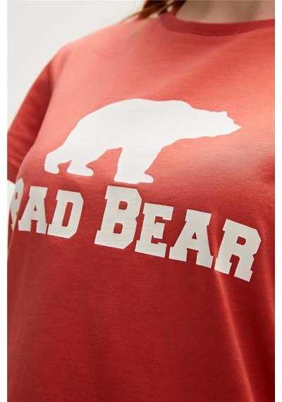 Bad Bear Logo Kadın Tişört 21.03.07.010-C109