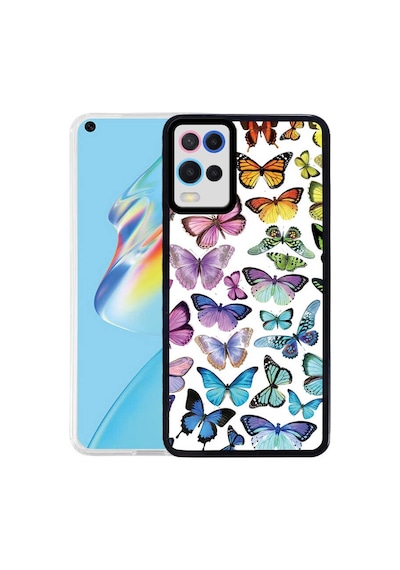 Zore A54 4g Kılıf Nvth M-fit Desenli Kapak - Butterfly No3