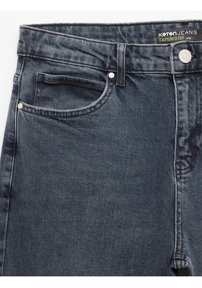 Koton Pamuklu Normal Bel Tapered Fit Jean Pantolon - Joe Jean İndigo Stone 7wam40045nd İndigo - Taş Koton Pamuklu Normal Bel Tapered Fit Jean Pantolon - Joe Jean İndigo Stone 7wam40045nd İndigo - Taş