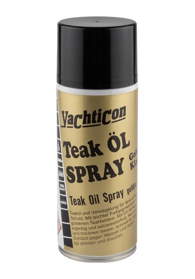 Yachticon - Sprey Tik Yağı Klasik Altın 400 Ml : Tik Ağaçlarınız İçin Altın Dokunuş Ve Pratik Koruma
