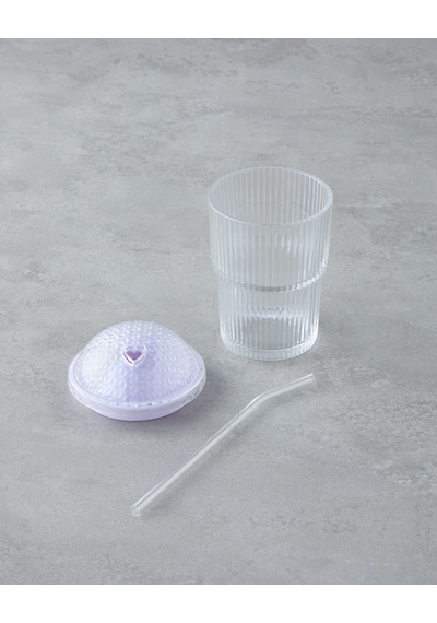 English Home Gleam Cam Bardak 400 Ml Lila