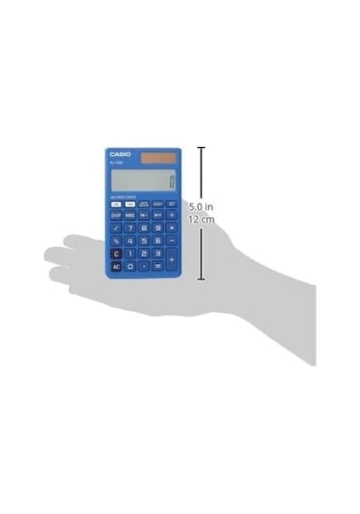 Casio 12 Haneli Cep Tipi Hesap Makinesi Nj-120d-bu Diğer