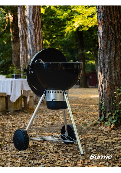 Partner 45.00 Black Profesyonel Kömürlü Barbekü Siyah