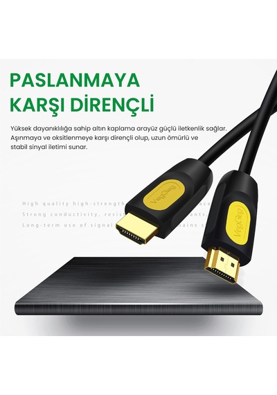 4k 30hz 18gbps Hdr Arc Hdcp Destekli Hdmı 2.0 Kablo 25 Metre