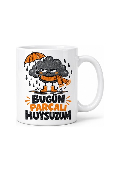 Kişisel Hava Tasarımlı Porselen Kupa - Model 861