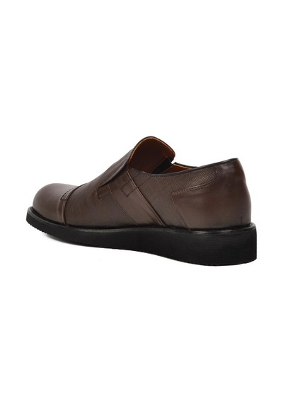 Ayakmod Premium 03256 Kahve Hakiki Deri Erkek Casual Ayakkabı 001
