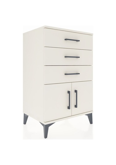 Hyperion Komodin 3 Çekmeceli 2 Kapaklı 60x44x96 Aytaşı-aytaşı Aytaşı