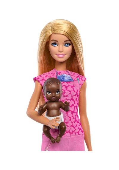 Barbie Bakım Temalı Kariyer Oyun Setleri Doktor Bebek Jcr72