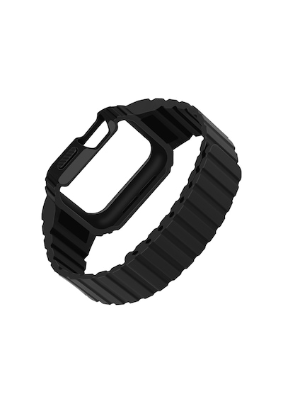 Apple Uyumlu Watch 7 41mm Zore Krd-142 Airbag Tasarımlı Kasa Koruyuculu Silikon Kordon