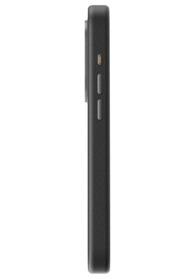 Apple Uyumlu iPhone 15 Pro Max Kılıf Lyden Serisi Deri Kaplama Magsafe Özellikli Magclick Kapak Black