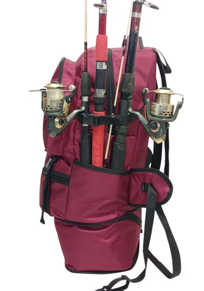Rowan Çanta Rowan Körüklü Bordo Kamp Dağ Balıkçı Seyahat Çantası 70 34 27cm Bordo
