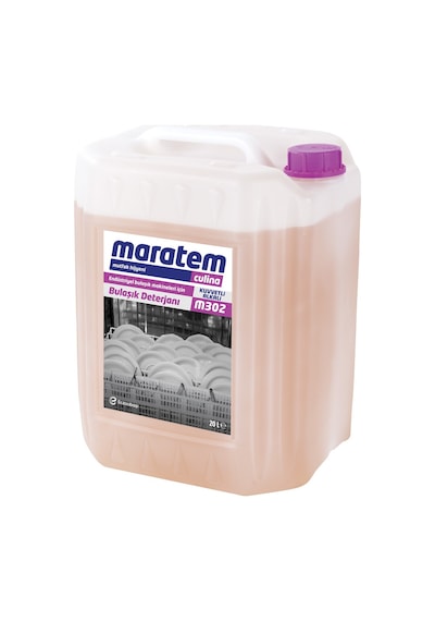 Maratem M302 + M303 Endüstriyel Bulaşık Deterjanı + Parlatıcı 2 x 20 L