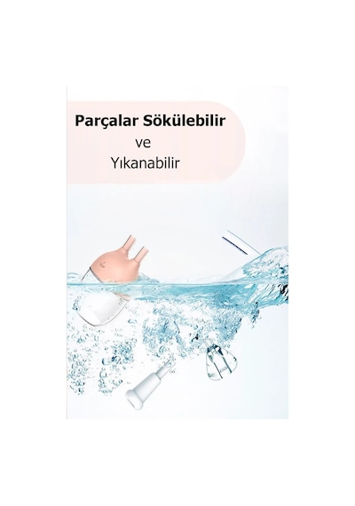 Babyhope Esp-923 Bebek & Çocuk Burun Aspiratörü 0-10 Yaş Uyumlu Temizleme Cihazı Pembe