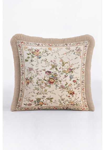 Vintage Çiçek Motifli Saçaklı Yastık Kılıfı - Zarif Krem Klasik Country Bej Püsküllü Kırlent Kılıfı Ayışığı Mint Yeşili Vintage Çiçek Motifli Saçaklı Yastık Kılıfı - Zarif Krem Klasik Country Bej Püsküllü Kırlent Kılıfı Ayışığı Mint Yeşili