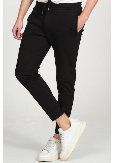 Cekmon Rahat Beli Lastikli Erkek Jogger Pantolon Siyah
