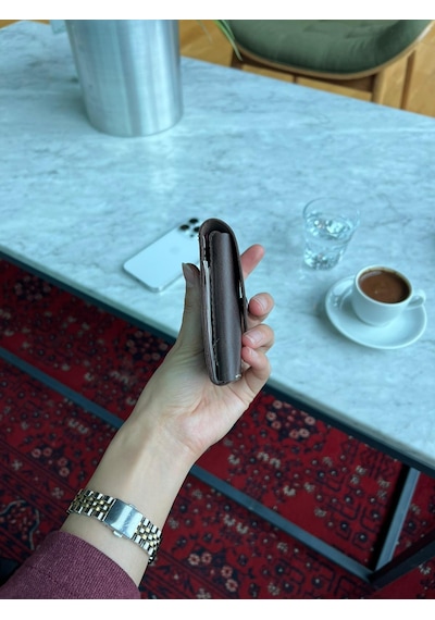 Mft Leather Hakiki Deri Çıtçıtlı Erkek Cüzdan Nova 5801 Kahverengi