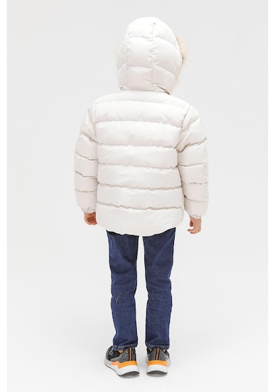Benittokids Erkek Çocuk Natürel Kürklü Mont 51289 Bej