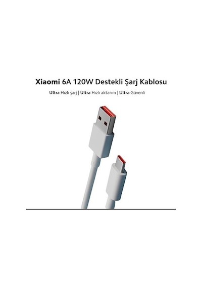 Xiaomi 6a Type-c 120w Kablo