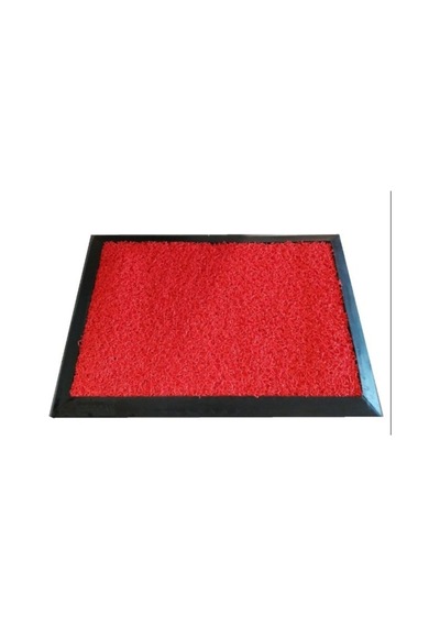 Kauçuk Hijyen Paspası Kırmızı Kıvırcıklı 60x80