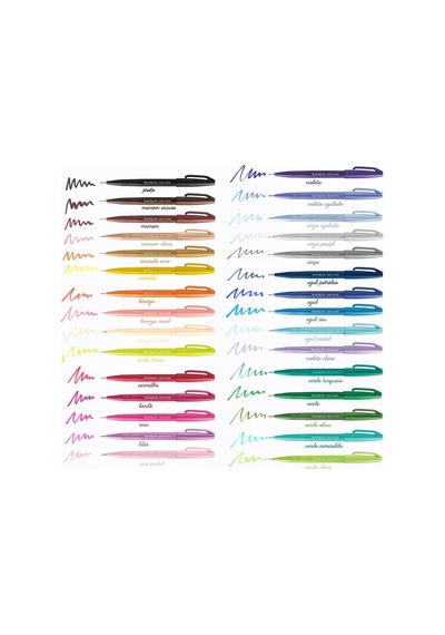 Pentel Ses15c-n2x Brush Sing Pen Fırça Uçlu Kalem - Gri