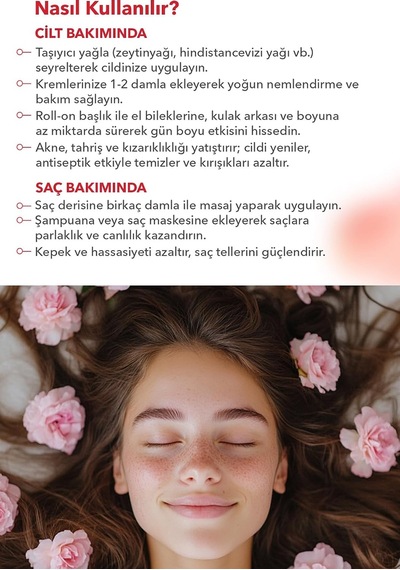 Saf Gül Yağı 3 Ml 0.3 ML