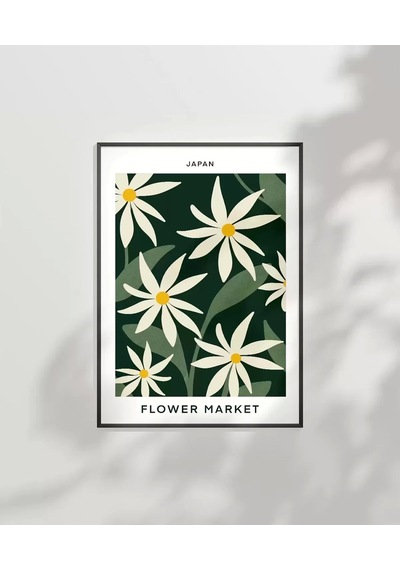 Çerçevesiz Poster Japan Flower Market
